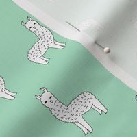 alpaca // mint green alpaca fabric cute llama design best nursery fabrics cute mint and white fabric 