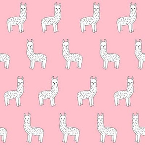 alpaca // pink alpaca fabric cute pink design best llamas fabric print nursery baby pink cute andrea lauren fabric andrea lauren design