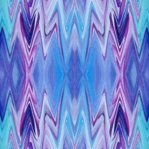 SRD9 - Large- Shards of Light in Blue - Lavender -Aqua