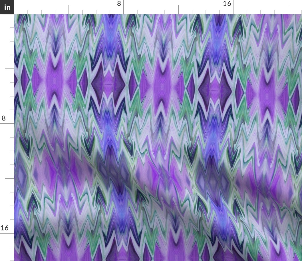 SRD11 - Large - Shards of Light in Purple - Violet - Green