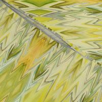 SRD1 - Large - Shards of Light in Yellow and Olive Green