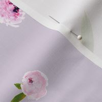 Dark Grey Beauty - Light Florals - Lilac