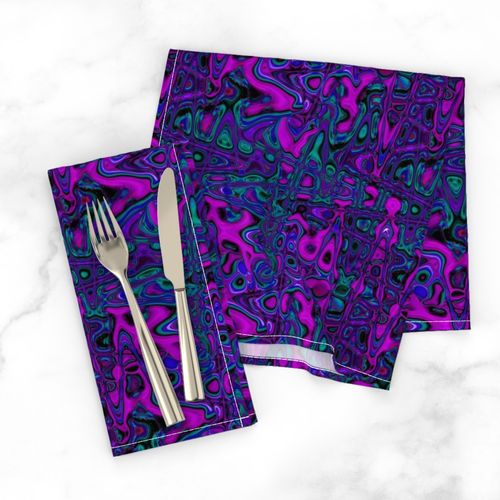 CSMC10 -  Marbled Lava Flow Texture in Fuchsia and Blue - 8 inch repeat