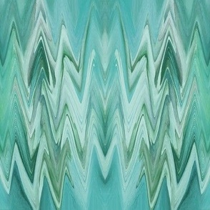 SRD4 - Large -  Shards of Light in Tonal Turquoise