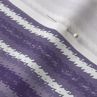 Bluish Purple, Lavender and White Jagged Stripes