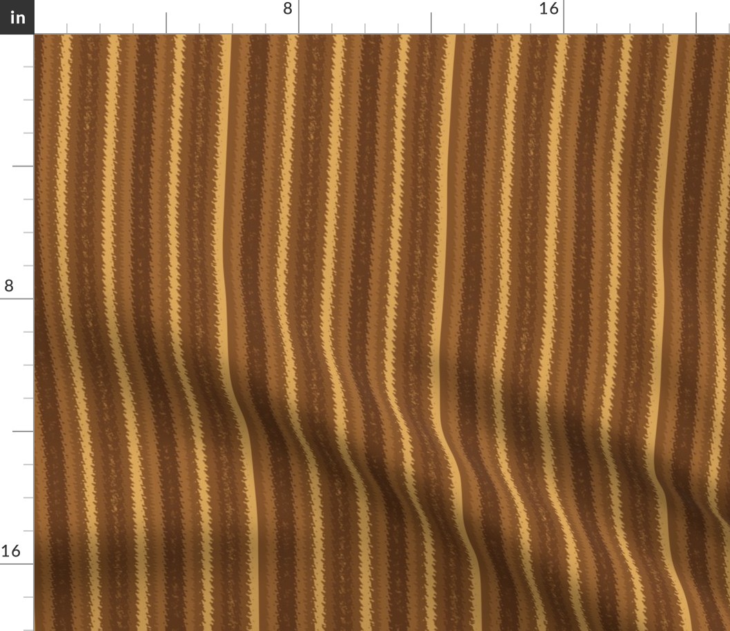 JP22 - Pecan Praline Jagged Stripes