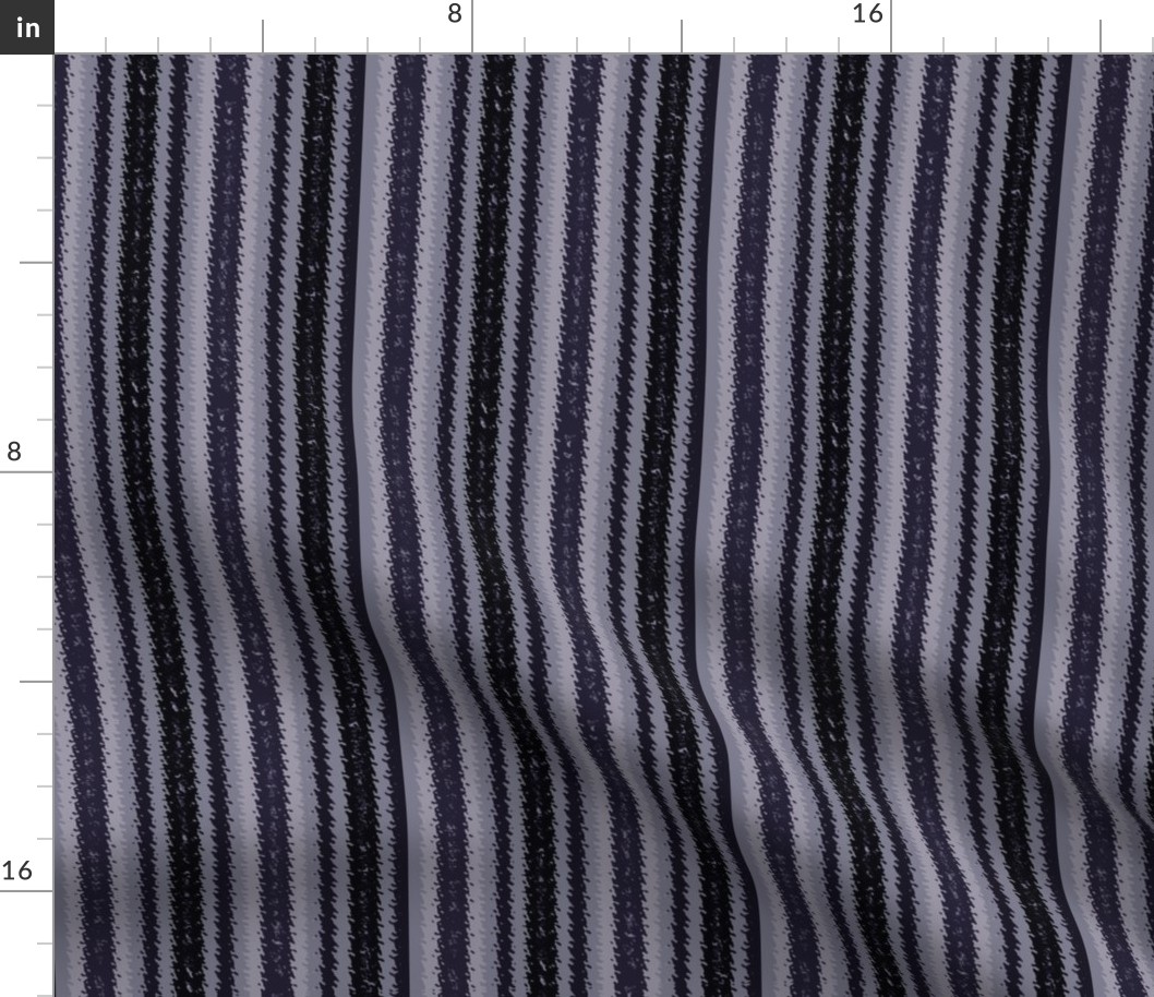 JP16 - Dusty Jagged Purple and Lavender Stripes