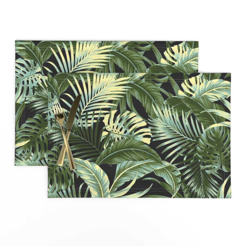 Jungle Floral - Charcoal