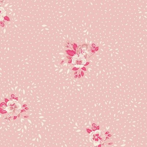Subtle Ditsy Floral - Baby Pink