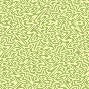 butterfly swirl in green tea