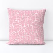 anchors // nautical fabric cute nautical pink anchors fabric girls summer fabric cute anchors fabric