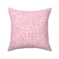 anchors // nautical fabric cute nautical pink anchors fabric girls summer fabric cute anchors fabric