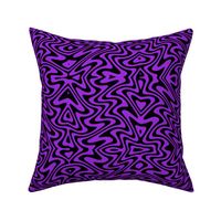 psychedelic butterfly swirl - purple and black