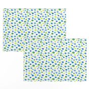 Blue and Green Dots