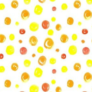 Orange and Yellow Dots