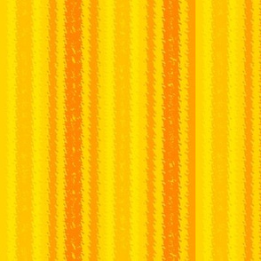JP36 -  Orange and Lemon Jagged Stripes