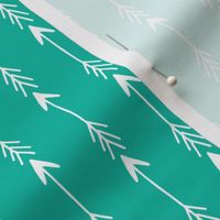 arrow rows // teal turquoise arrows fabric arrow nursery design baby nursery fabric