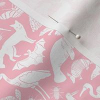 linocut animals // pink animals fabric nursery baby design animals design andrea lauren fabric andrea lauren design