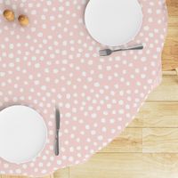 blush dots baby nursery design 