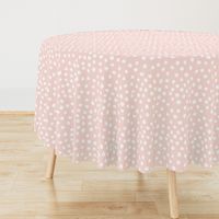 blush dots baby nursery design 