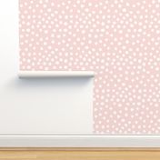 blush dots baby nursery design 