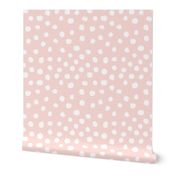 blush dots baby nursery design 