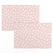 blush dots baby nursery design 