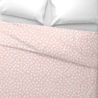 blush dots baby nursery design 