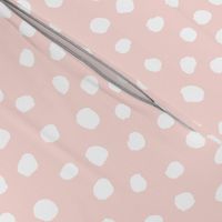 blush dots baby nursery design 