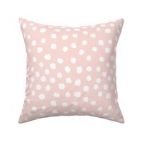 blush dots baby nursery design 