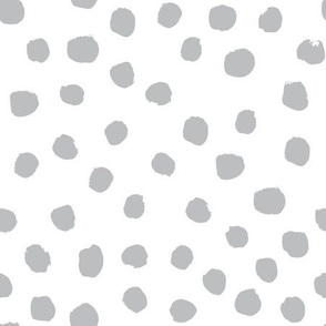 grey dots nursery baby fabric