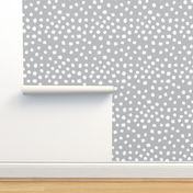 dots fabric white grey dots nursery baby nursery design