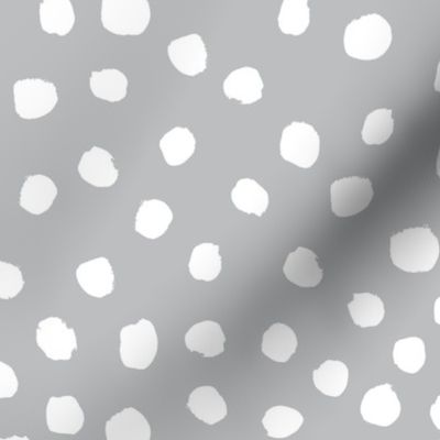 dots fabric white grey dots nursery baby nursery design