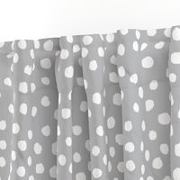 dots fabric white grey dots nursery baby nursery design