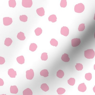 painted dots fabric pink dot design painted dots nursery baby cute dots