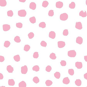 painted dots fabric pink dot design painted dots nursery baby cute dots