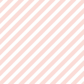 blush stripes fabric baby nursery design