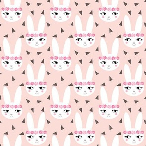 bunny rabbit blush baby nursery fabric cute baby design