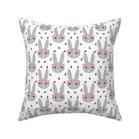 bunny rabbit grey baby nursery fabric cute baby design