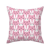 bunny rabbit pink baby nursery fabric cute baby design