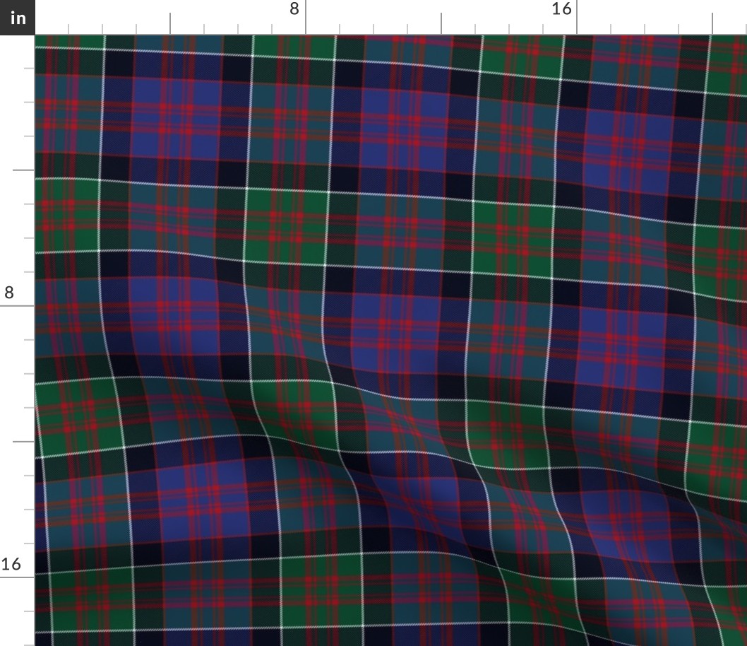 MacDonald of Clan Ranald tartan, 6" muted, 1819 Wilson's of Bannockburn