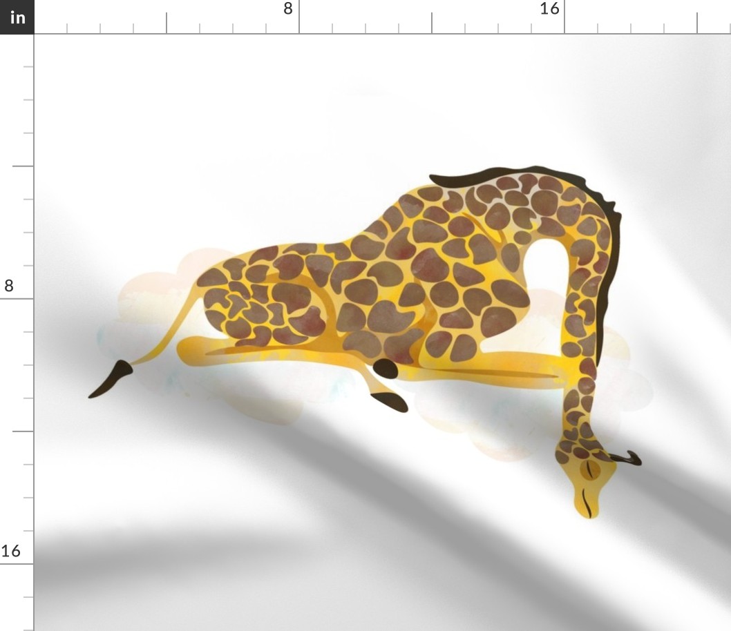 Sleeping Giraffe Fat Quarter