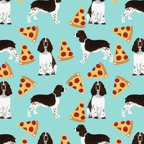 english springer spaniel pizza fabric dog fabric springer spaniel dogs design springer spaniels 