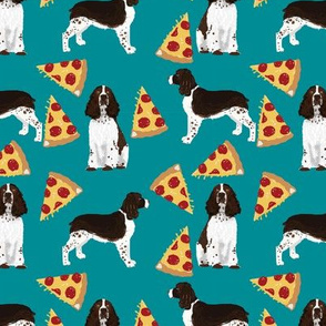 english springer spaniel pizza fabric dog pizza design english springer spaniels dog design 