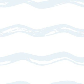 Pastel Blue Wavy Lines