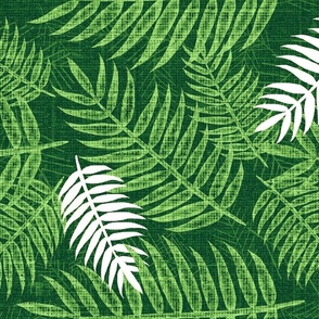 Tropical Lace /  Large / Leaf Green 