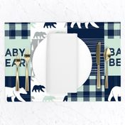 baby bear patchwork quilt top || the northern lights collection