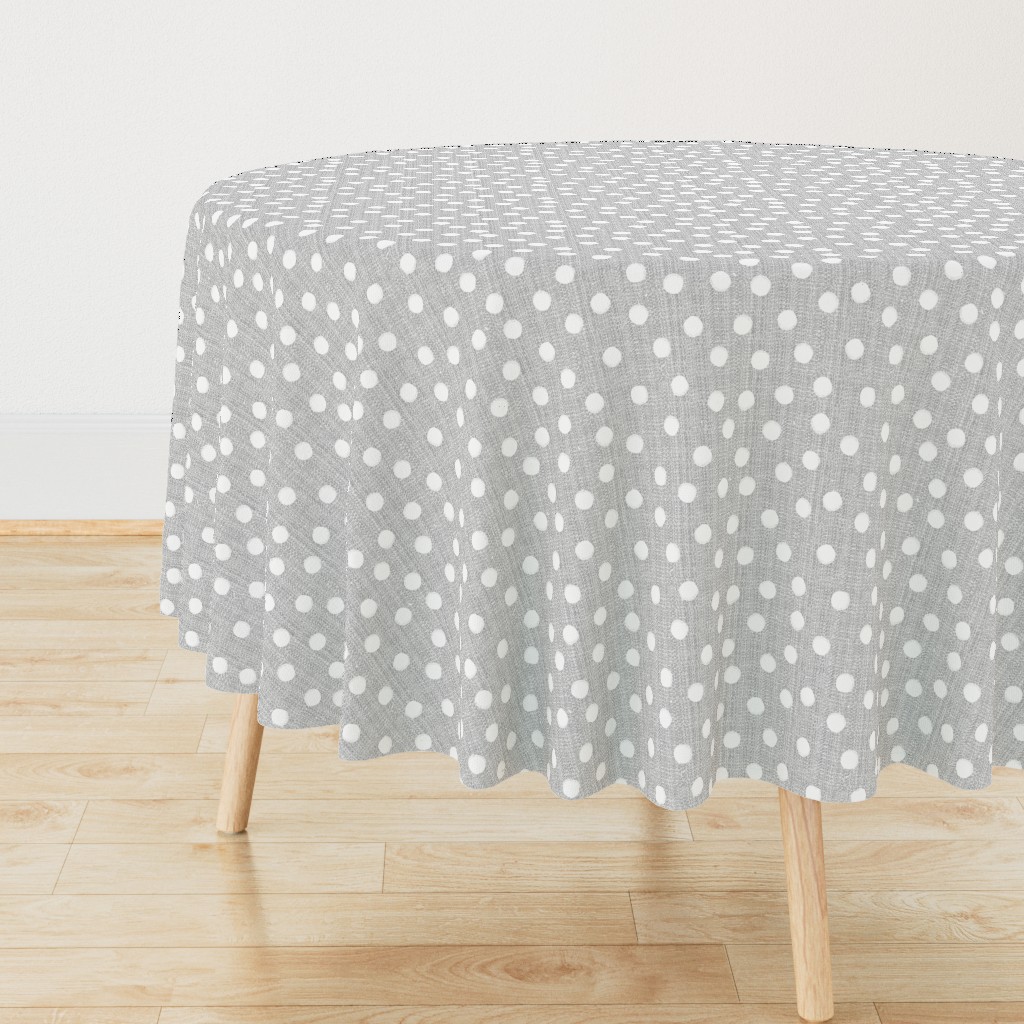 snowballs-polka dots-gray