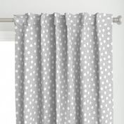 snowballs-polka dots-gray