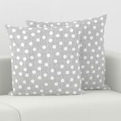 snowballs-polka dots-gray